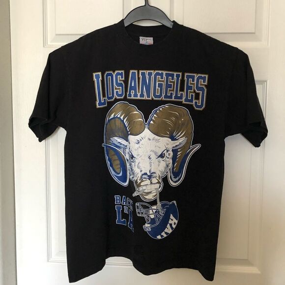 SHAKAWear Men’s LosAngelesRams Heavyweight Tshirt - Picture 1 of 4